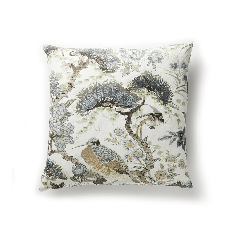 Botanica Square Pillow Cover & Insert, Parchment