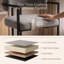 Beatryce Bar Stools Upholstered Counter Stool with Metal Frame Modern Bar Chairs for Kitchen Dining Room -896570709