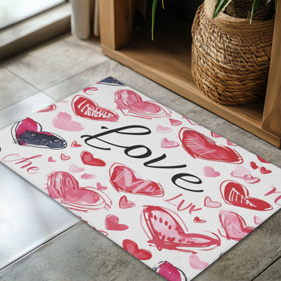 Tapis tressé romantique