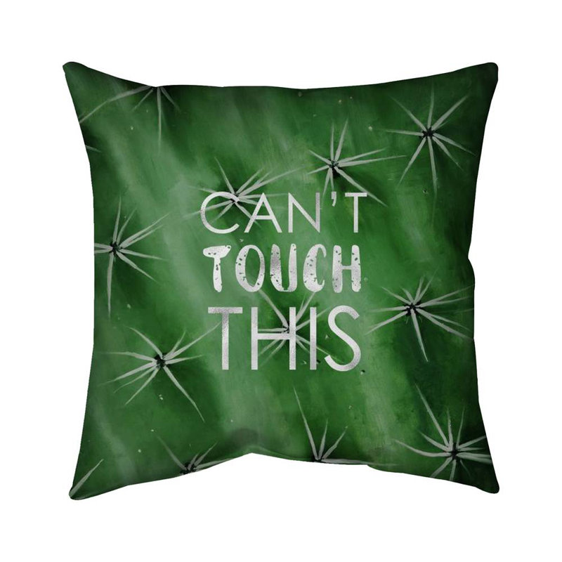 Can't Touch This - Exotic Poly Twill Throw for Living Room Decor