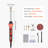 Plastic Welder Kit 60W/100W Plastic Welding Kit with 3 Tips & 20 Rods
