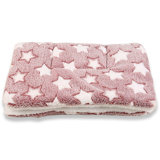 Denk Geometric Faux Fur Pet Bed