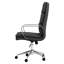 Élégante chaise de bureau grise avec et pour un usage durable, rembourrée, avec dossier solide et support