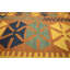 Tapis de zone en laine brun/jaune/noir 3 pi 5 po x 6 pi 8 po one-of-kind à la main noué la Doorfield