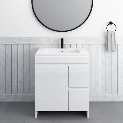 Waelyn 30'' Single Bathroom Vanity with Acrylic Top