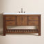 Bromley 60" Single Bathroom Vanity with Quartz Top