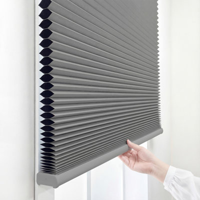 No Drill Cordless Blackout Cellular Shades