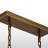  5 - Light Brushed Brass Integrated LED, Dimmable, Rotatable Heads, Linear Pendant