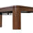 Mid-Century Modern Wood Kitchen Dining Table Brown
