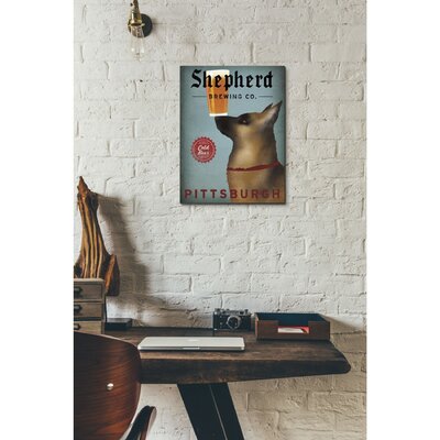 Shepherd Brewing Co Pittsburgh by Ryan Fowler - Wrapped Canvas Graphic Art -  Trinx, 961493B3678C4B66A324EF2DED348A72