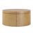 Aaric Modern Easy Assembly Round Solid Oak Wood 36" Coffee Table with Hidden Storage-1041606740