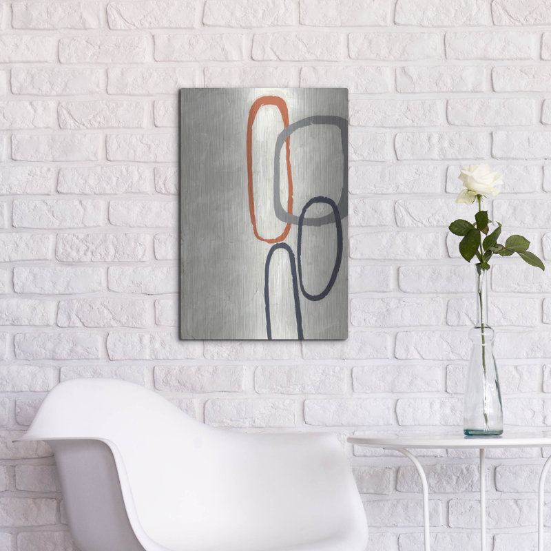  «Capacité 1» par Chariklia Zarris, art mural en métal, 16 po x 24 po, H 24 po x l 16 po