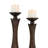15.75" and 17.5" Tall "Kayan" Candleholder (Set of 2)