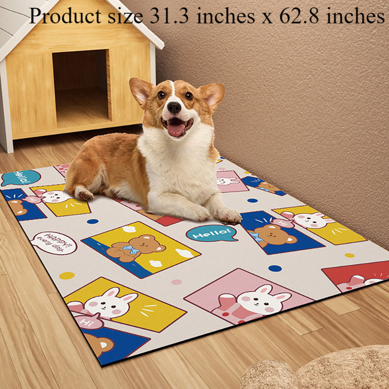 Tapis pour animaux, Très grand (l 62,8 po x P 31,4 po x H 1 po)