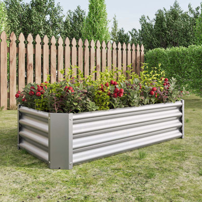Jardinières en métal avec conception antirouille durable