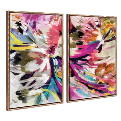 Amaze Left and Right by Inkheart Designs Framed Canvas Wall Art Set