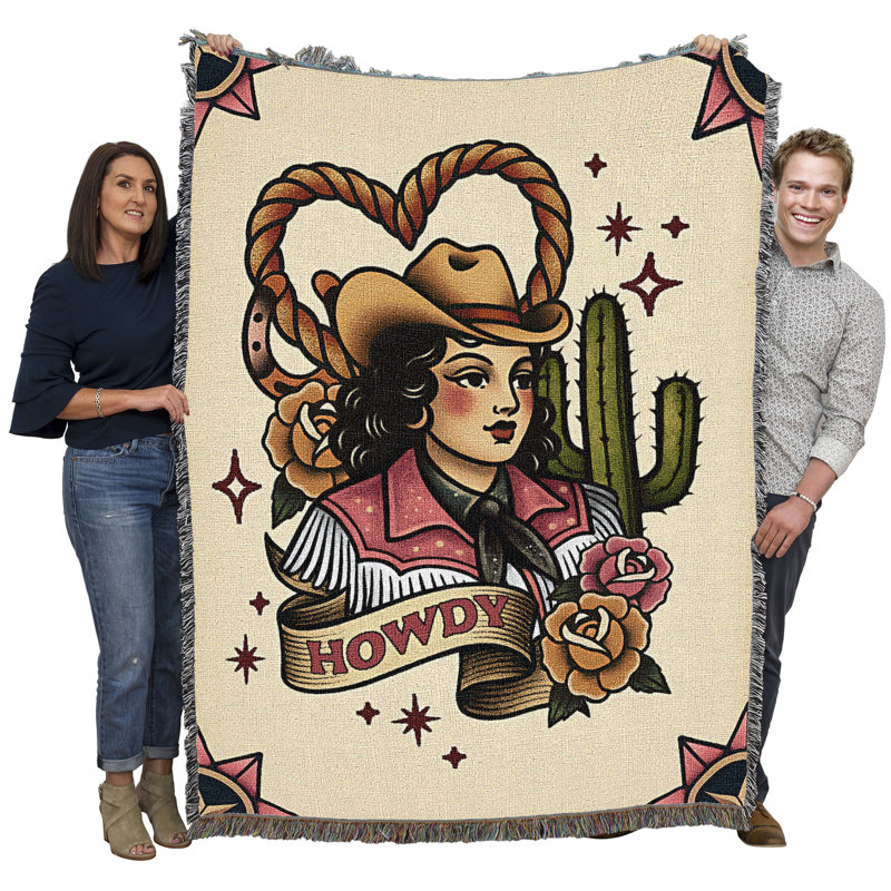 Jeté en coton Pure Country Weavers, L 72 po x l 54 po