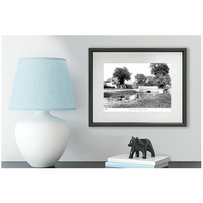 Charlton, Village 1908 by Francis Frith - Single Picture Frame Print, 45cm H x 60cm W x 2.3cm D