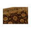 Wool Oriental Area Rug in Black/Gold/Red