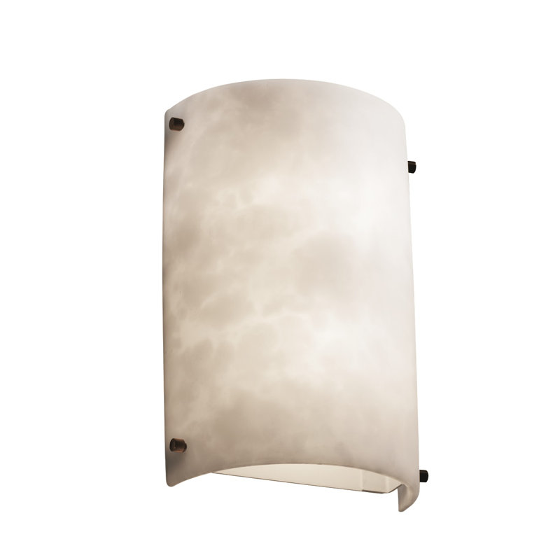 Applique murale encastrée bronze foncé Mcauliffe, DEL