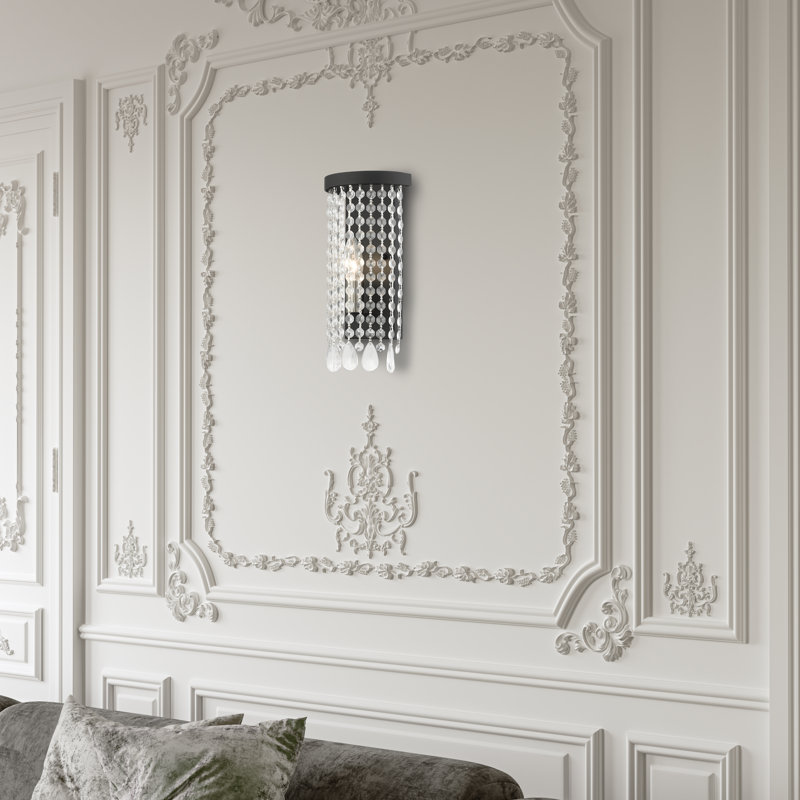 Flush Mounted Sconce, Black