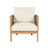 Harrill Outdoor Acacia Wood Club Chair With Cushions-664442240