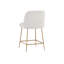 KELTY COUNTER STOOL - GOLD - COPENHAGEN WHITE