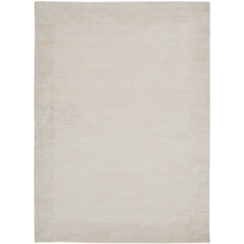 Endora Hand Loomed Viscose Solid Color Rug, Rectangle 9' x 12'