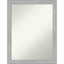 Miroir d'appoint mural en plastique gris-64574836
