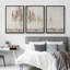 «Pastel Abstract Tree Subtle Neutral Modern Rustic Home Decor», reproduction d'art sur toile encadrée-83866042-129504173