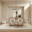 9 - Piece Solid Wood Dining Set