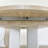 Dining Table For Farmhouse Kitchen 59X43 Inch Expandable Oval Table Top With Removable Leaf Trestle X Shaped Base White-690486752-690486751