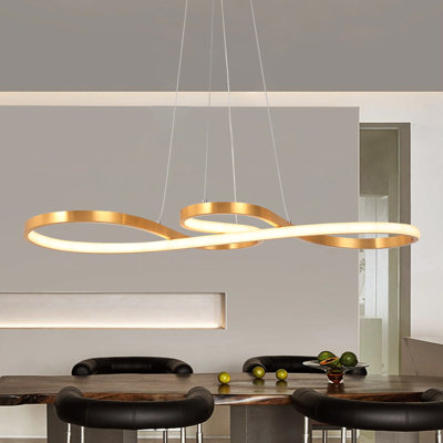 Adwoa 1 - Light Geometric Integrated LED Chandelier