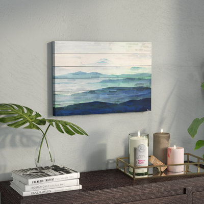 «Mountain Tops» par Parvez Taj - impression sur bois