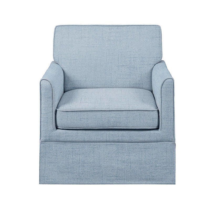 Fauteuil d'appoint à housse, Bleu clair