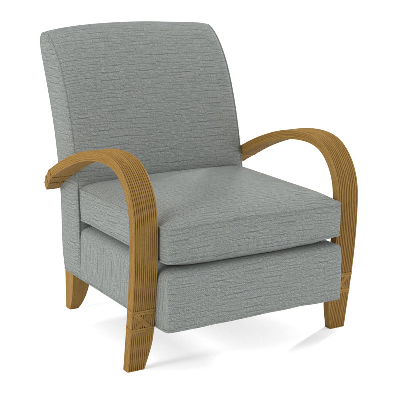 Vero Armchair, Honey, White Performance Fabric; 0851-94