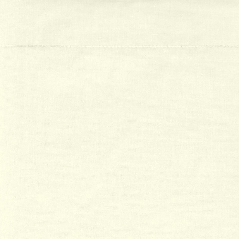 Egyptian-Quality Cotton sheet Flat, Double (4'6"), Cream