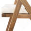 Ensemble de salle à manger extensible 7 pièces avec table en bois d'acacia et chaises à dossier en corde