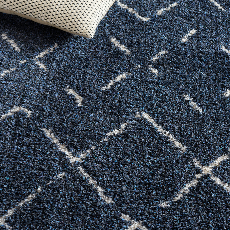 Tapis d'intérieur à poils longs Arizona, Tapis de couloir 2 pi 3 po x 8 pi