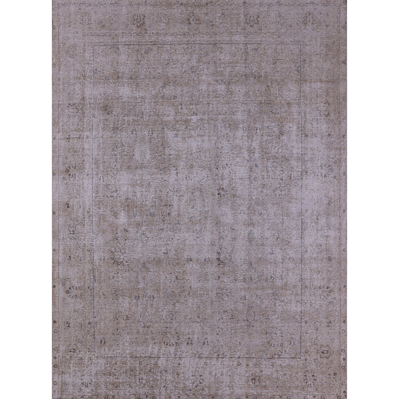 Tapis oriental gris Sherita, Rond 8 pi