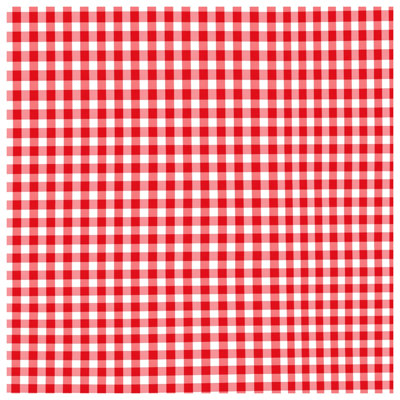 Couvre-lit matelassé rouge et blanc à motif vichy toutes tailles