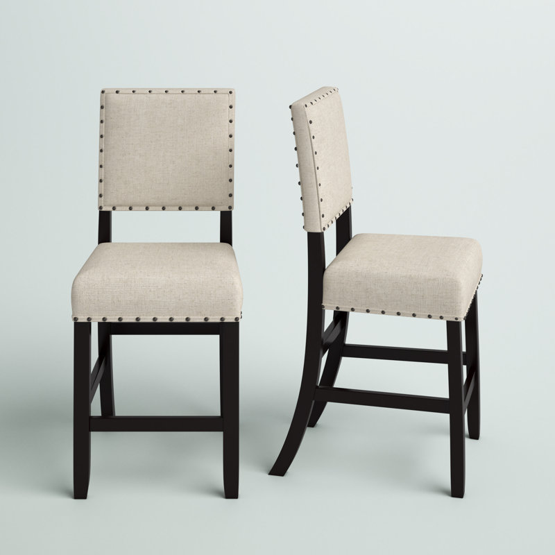 Aileen Counter Stool, Antique Black, Counter Stool (25" Seat Height)