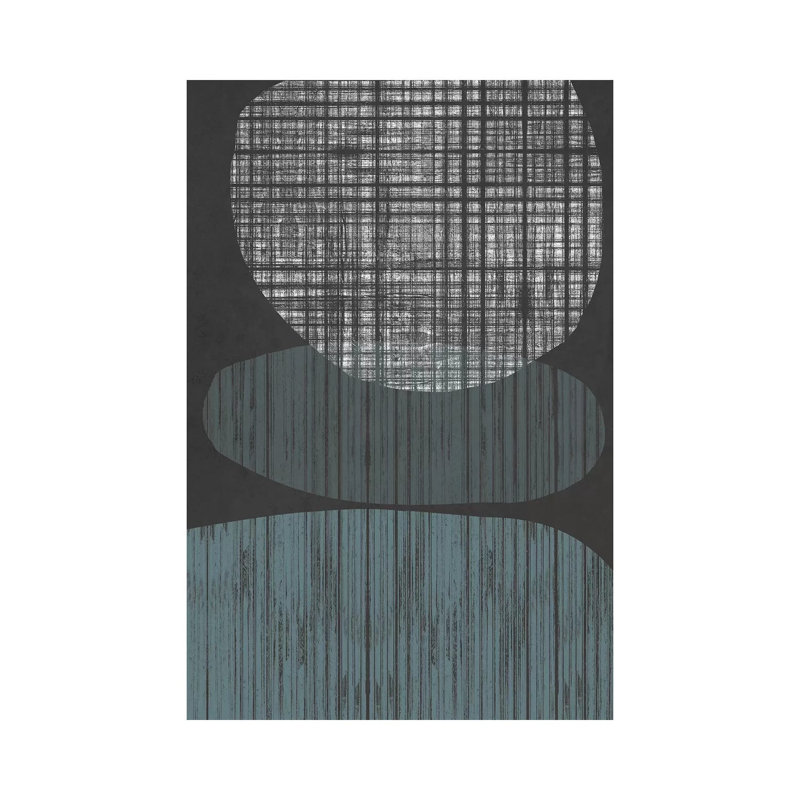 Resting Shapes I by Jennifer Goldberger - Wrapped Canvas Print, 20.32 cm H x 30.48 cm W
