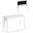 Piano Bench In White, Featuring Faux Leather Cushion And Strong Wooden Support For Two Players Duet Features Frame