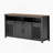 Accent Cabinet, Sideboard With Sliding Barn Door, Farmhouse Buffet With Open Storage For Living Room, Hallway,Kitchen, Office-94231289