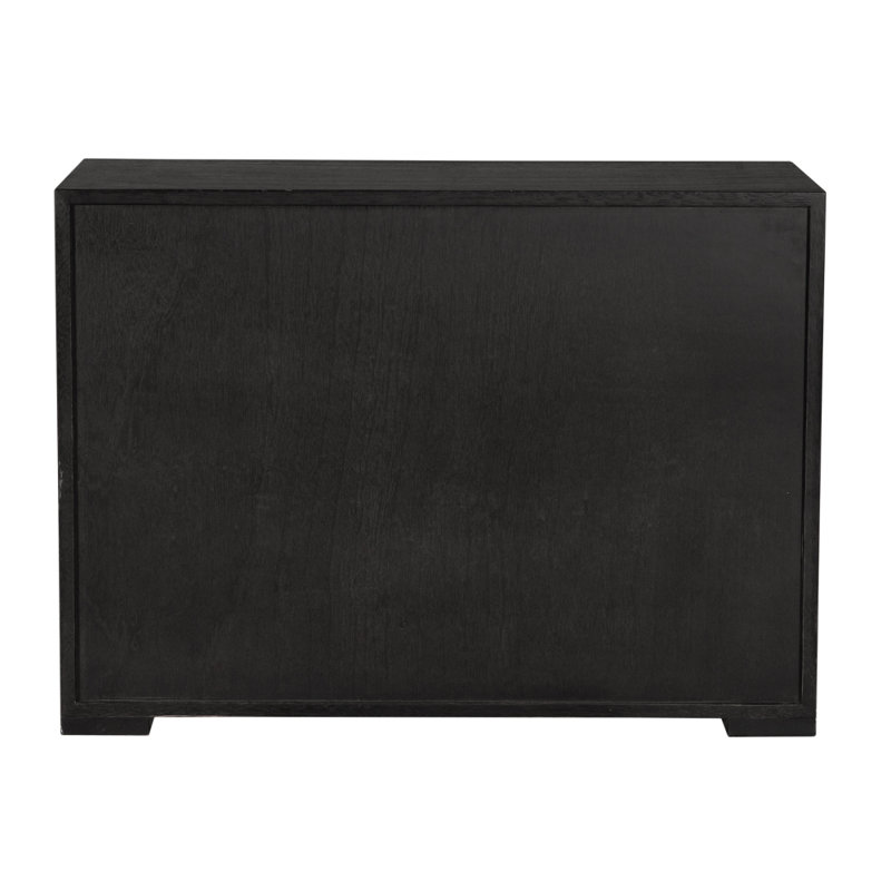 Frederico 40'' W Solid Wood Console Table, Black Walnut