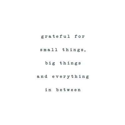 " Grateful Thankful "