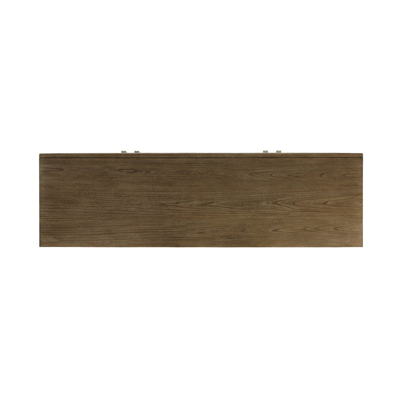 Cypress Point 69'' Gray-Brown Transitional Buffet with Cord Management