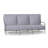 Carmel Aluminum Sofa - Slate Gray-62363817-63361414