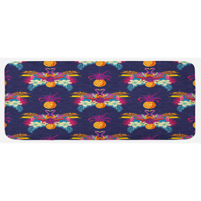 Tapis de cuisine tropical